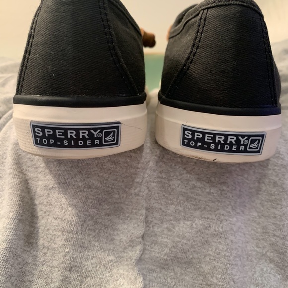 Sperry Topsider NWOT Crest Vibe Sneaker in Black with Leather Laces. 7. - Picture 2 of 8